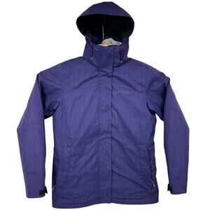 Columbia Jacket Women's S Purple 3 In 1 Coat Ski Winter Hooded Interchange Liner